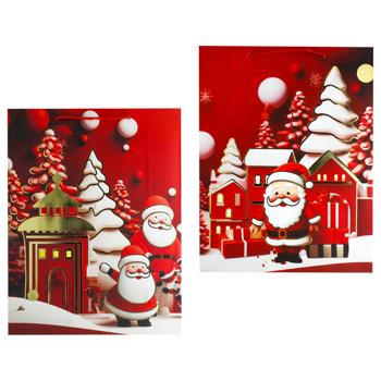 Пакет паперовий Angel Gifts Новорічний 31*40*12см - купити, ціни на За Раз - фото 1