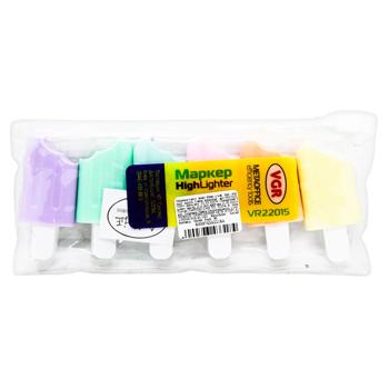 VGR Text Marker 2-4mm 6pcs - buy, prices for ULTRAMARKET - photo 1