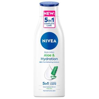 Nivea Aloe and Moisturizing Body Lotion 250ml - buy, prices for Auchan - photo 1