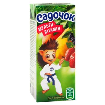 Сік Садочок Мультивітамін з м'якоттю 200мл - купити, ціни на AlcoHub - фото 2