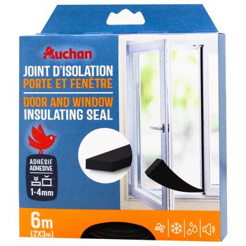 Auchan Door and Window Insulating Seal 1-4mm 6m