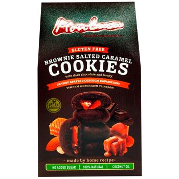 Печиво MonLasa Брауні з начинкою солона карамель 120г - купити, ціни на - фото 3