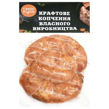 Ковбаса Домашня варено-копчена - купити, ціни на Чудо Маркет - фото 1