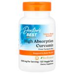 Куркумін, Curcumin, Doctor's Best, комплекс, 500 мг, 120 капсул