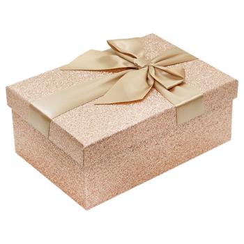 Glitter Gift Box with Bow 21*15*8.5cm - buy, prices for - photo 2