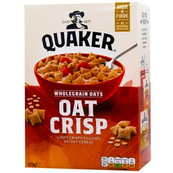 Сніданок сухий Quaker Вівсяні подушечки 375г