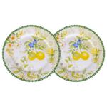 Lemon Plate Set 2pcs 19cm