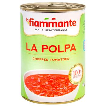 La Fiammante In Own Juice Chopped Tomatoes 400g - buy, prices for MegaMarket - photo 1