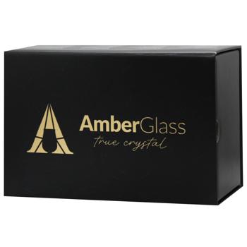 Набір келихів Amber Glass для віскі Crystal Box №6 2 шт*330 мл 1 уп