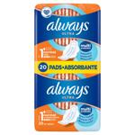Always Ultra Normal Duo Hygienical Pads 20pcs
