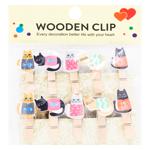 Zed Cats Set of Decorative Clothespins 12.5х14cm 10pcs