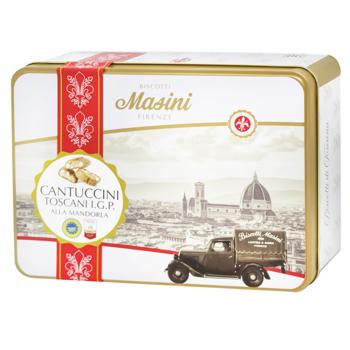 Печенье Masini Cantuccini Toscani IGP с миндалем 300г - купить, цены на NOVUS - фото 1