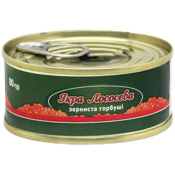 Икра лососевая UFC зернистая 80г - купить, цены на Идеал - фото 1