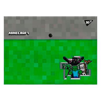 Папка-конверт Yes Minecraft А4 на кнопці - купити, ціни на Ідеал - фото 1
