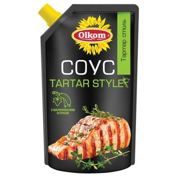 Olkom Tartar Style Mayonnaise Sauce 30% 180g - buy, prices for EKO Market - photo 1
