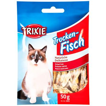 Лакомство для кошек Trixie Рыба сушеная 50г