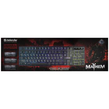 Defender Mayhem GK-360DL Wired Gaming Keyboard - buy, prices for Auchan - photo 1