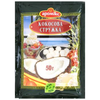 Стружка кокосова Аромікс 50г - купити, ціни на МегаМаркет - фото 1