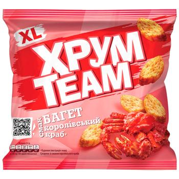 KhrumTeam Crisps Baguette with King Crab Flavor 90g - buy, prices for COSMOS - photo 1