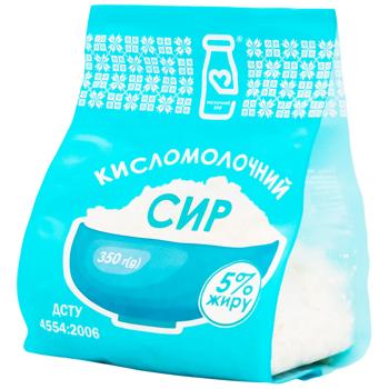 Сир кисломолочний Молочний дар 5% 350г - купити, ціни на ЕКО Маркет - фото 1