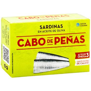 Сардина атлантическая Cabo de Penas в оливковом масле 120г - купить, цены на METRO - фото 2