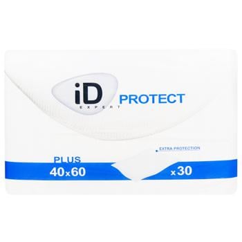 Пелюшки гігієнічні іD Protect Plus 40x60см 30шт - купити, ціни на МегаМаркет - фото 2