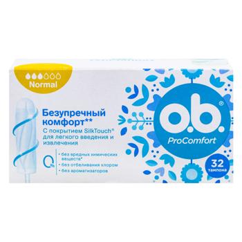 Тампони OB 32 шт. Pro Comfort Normal - купити, ціни на КОСМОС - фото 2