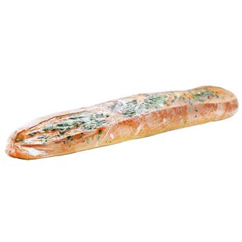 Багет Auchan с чесноком и зеленью 250г