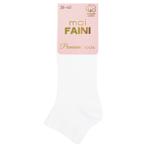 Moi Faini Short Ribbed Women's Socks s.38-40 White
