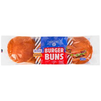 Dan Cake Burger Buns with Sesame 6pcs 300g