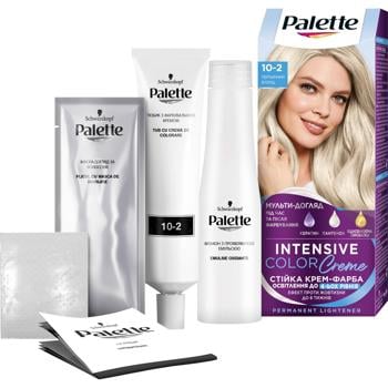 Крем-фарба для волосся Palette Інтенсивний колір 10-2 Перлинний блондин 110мл - купити, ціни на - фото 5