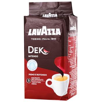 Кофе молотый Lavazza Dek Intenso без кофеина 250г - купить, цены на КОСМОС - фото 1