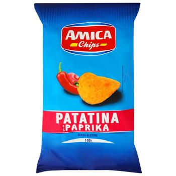 Chips Amica paprika 100g Italy - buy, prices for Epicentr FOOD - photo 1