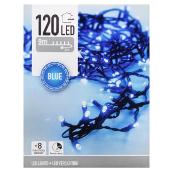 Гірлянда електрична Koopman зовнішня 120 LED 12м синій - купити, ціни на NOVUS - фото 2