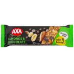 Батончик Axa з мигдалем, шоколадом, злаками та медом 30г
