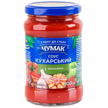 Chumak Kukharskyi Sauce with Garlic 300g - buy, prices for Supermarket "Kharkiv" - photo 2