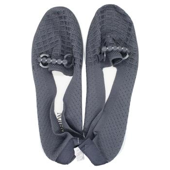 Балетки Зед жіночі текстильні з декором ланцюжок р.38 - купити, ціни на ЕКО Маркет - фото 1