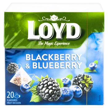 Loyd Blackberry and Blueberry Fruit Tea 2g*20pcs - buy, prices for - photo 2
