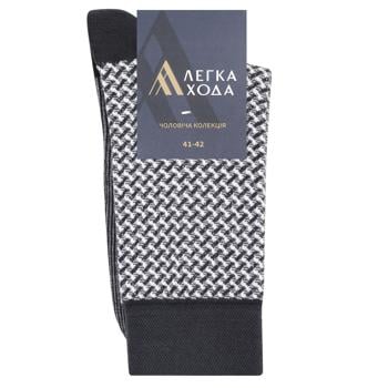 Lehka Khoda Men's Socks s.27 Dark Grey - buy, prices for NOVUS - photo 1