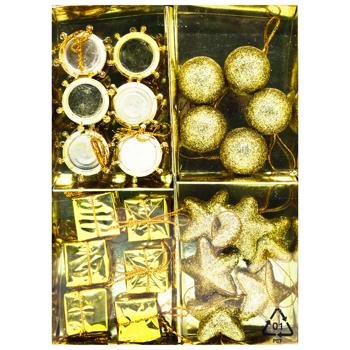 Tarrington House Set of Christmas Tree Ornament Balls 24pcs in assortment - buy, prices for - photo 4