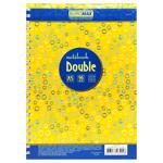 Блокнот Buromax Double A5 у клітинку 96 аркушів жовтий
