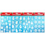 Наліпки новорічні 21*14см в асортименті