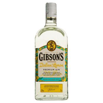 Gibson's Italian Lemon Gin 0.7l 37.5% - buy, prices for AlcoHub - photo 1