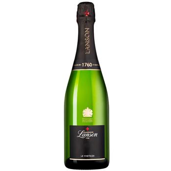 Шампанское Lanson Le Vintage 2009 белое брют 12,5% 0,75л - купить, цены на WINETIME - фото 1