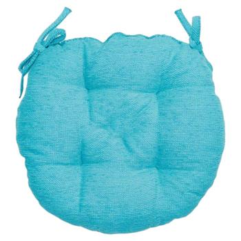 Provence Chenilla Turquoise Pillow for Chair 40cm - buy, prices for COSMOS - photo 1