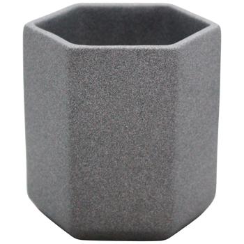 Metallic Crumb Ceramic Pot for Succulents 0.35l №7 - buy, prices for Za Raz - photo 1