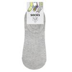 Підслідники жіночі V&T Ромбик ажурний р.25 сірий меланж