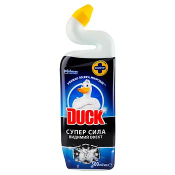 Duck Superpower Visible Effect Toilet Bowl Cleaner 500ml - buy, prices for MegaMarket - photo 1