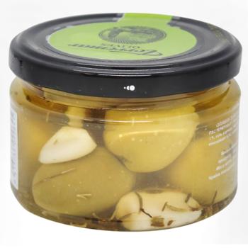 Torremar Pitted Gordal Olives with Garlic and Rosemary 280g