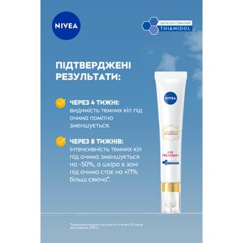 Крем для шкіри навколо очей Nivea Luminous 630® проти темних кіл 15мл - купити, ціни на - фото 4